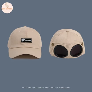 cocotamcoco หมวก หมวกแก๊ปcapมีแว่นตา สุดชิคและคลาสสิค แว่นตาหมวกเบสบอล