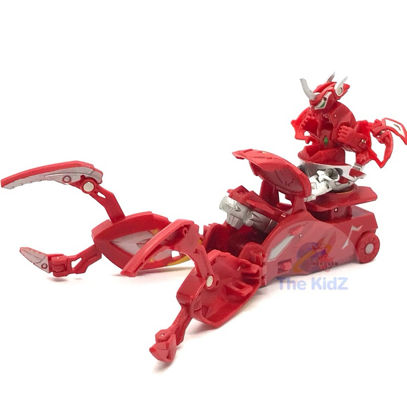 บาคุกัน Bakugan Mechtanium Surge Red Pyrus Titanium Dragonoid &amp; Bakugan Mobile Assault Red Pyrus Demolitor VHTF