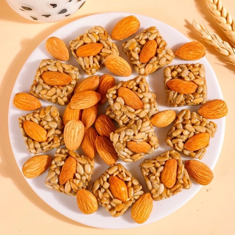 เมล็ดทานตะวัน(10ซอง) เมล็ดอัลมอนด์ ขนม ของว่างทานเล่นอร่อย 瓜子仁坚果酥 thumbnail 5