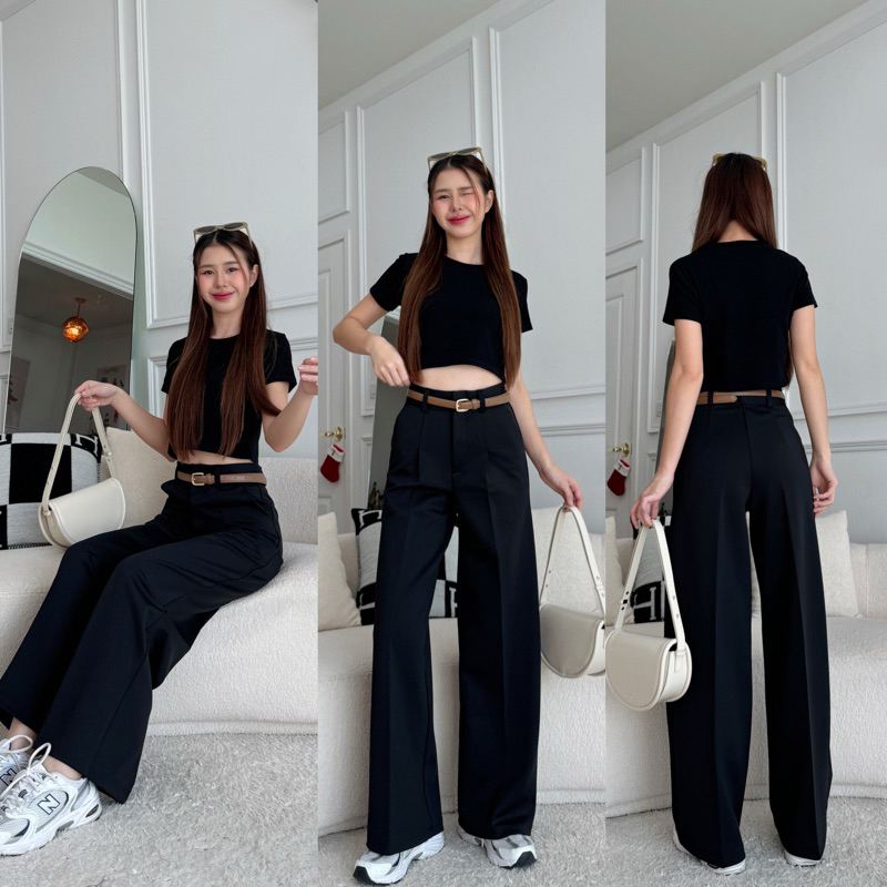 Classy Pants สีพื้น พร้อมส่ง