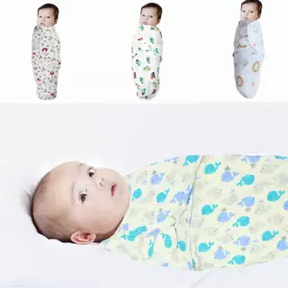 Royal kids ถุงนอนผ้าฝ้าย kolaco SwaddleMe Summer ผ้าห่อตัวสำเร็จรูป ลายน่ารัก สำหรับเด็ก