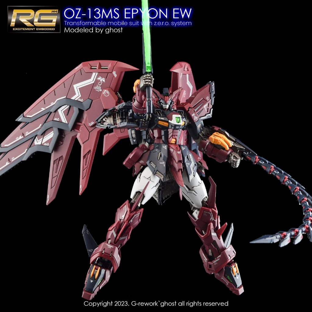 Water Decal [RG] OZ-13MS EPYON EW ของแท้จาก G-Rework