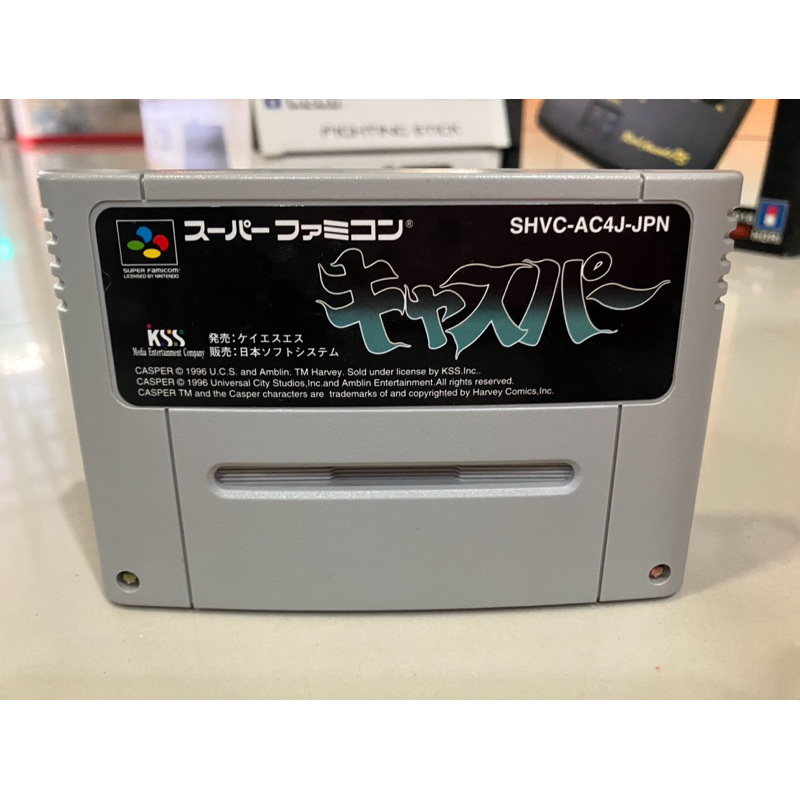 SFC SNES KSS Casper Action Super Famicom ตลับเกมแท้จากญี่ปุ่น