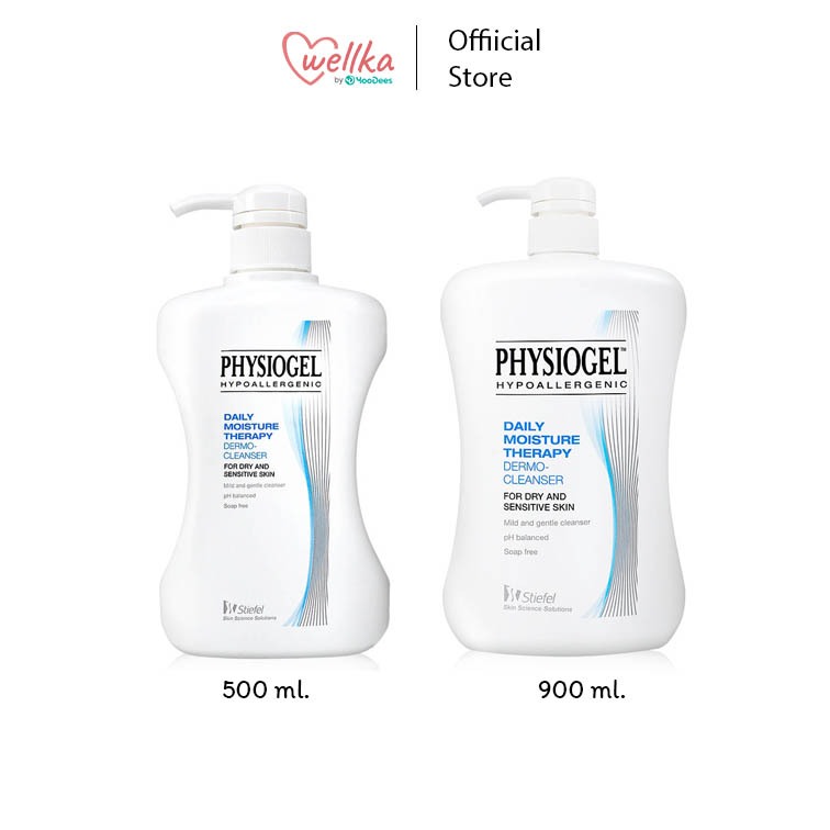 Physiogel ฟิสิโอเจล Daily Moisture Therapy Dermo Cleanser ผลิตภัณฑ์ทำความสะอาดผิว 500 มล และ 900 มล