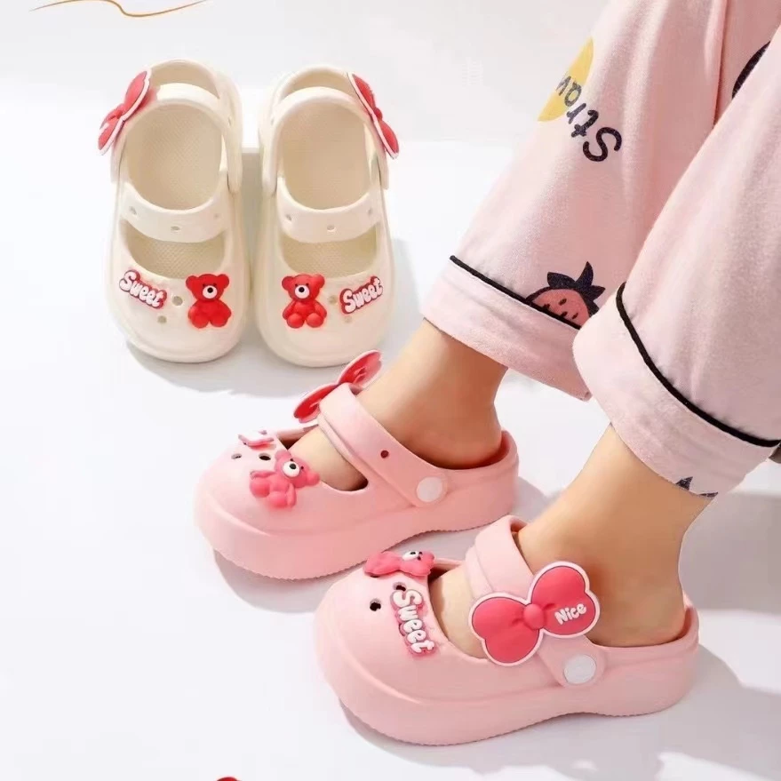 SWEET04 รองเท้าหัวโต รองเท้าแมรี่เจน ตกแต่งน่ารักๆสุด พื้นสูง กันลื่น มาใหม่ รบกวนสั่งเผื่อ2ไซส์นะคะ
