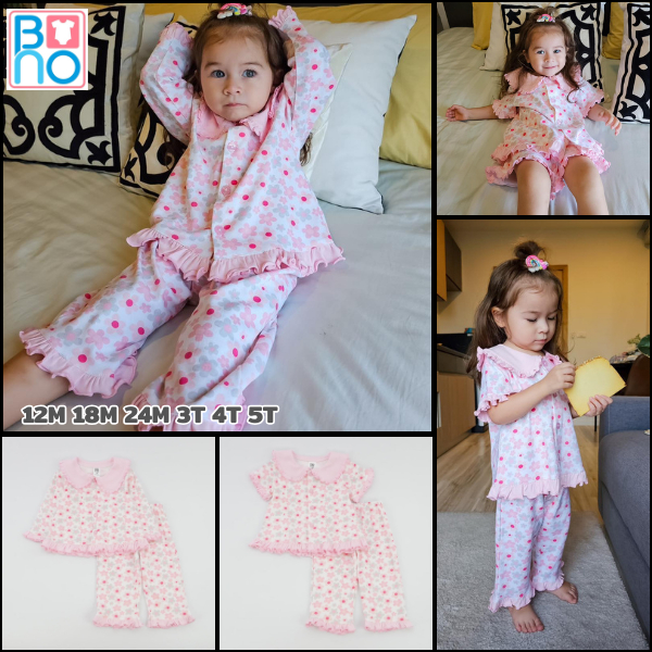 BNO-P06 ชุดนอนเด็กแบรนด์แท้ ผ้านุ่มใส่สบาย คอตตอน100%