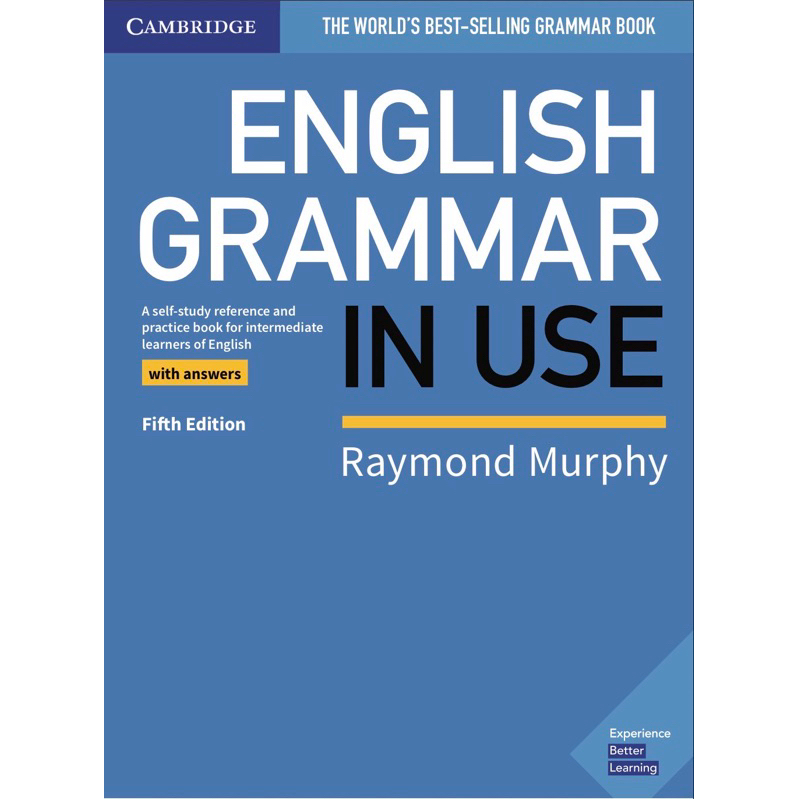 หนังสือ English grammar in use(Cambridge) เล่มสีฟ้า
