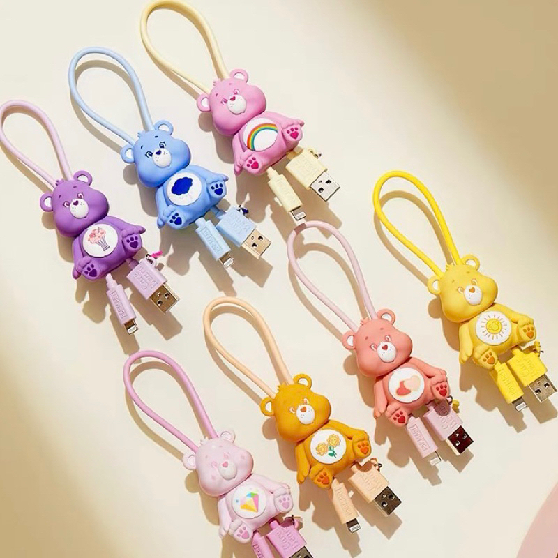 พร้อมส่ง สายชาร์จ Care Bears Cozy Life (สุ่ม) แท้ จาก POPMART
