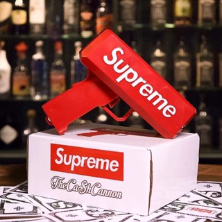 [พร้อมส่ง]ปืนยิงเงิน ปืนยิงแบงค์ Supreme มีไฟใช้ถ่าน ของเล่น…