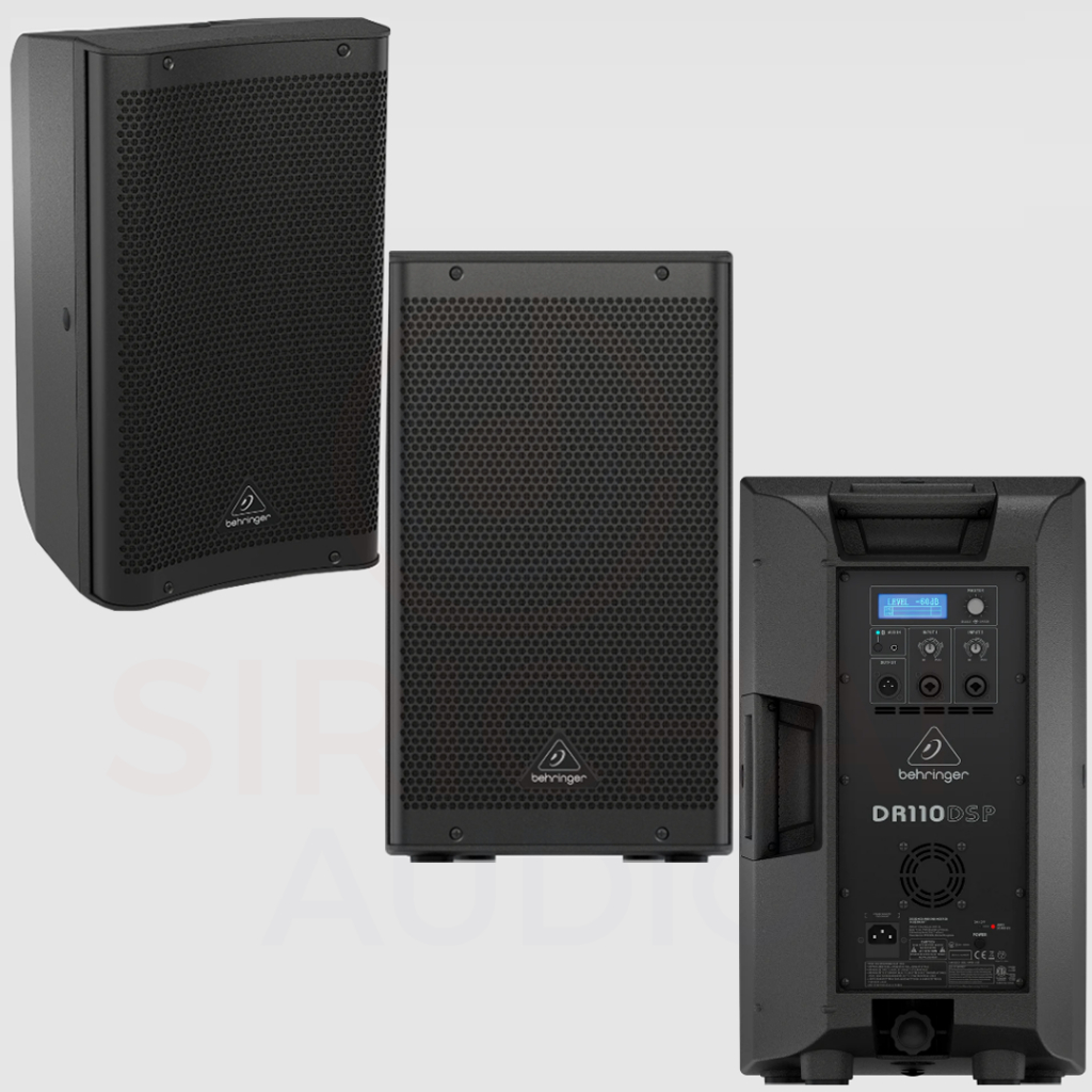 ตู้ลำโพง10นิ้ว BEHRINGER รุ่น DR110DSP มีแอมป์ในตัว 2ทาง 1000วัตต์ คลาสD