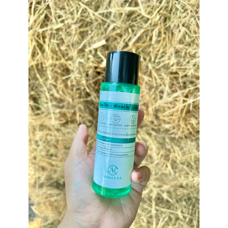 🌿โทนเนอร์ชาเเท้💯Vanekaa Tea Tree Miracle Facial Toner วานีก้า โทนเนอร์ทีทรี ลดสิว กระชับรูขุมขน ผิวขาว