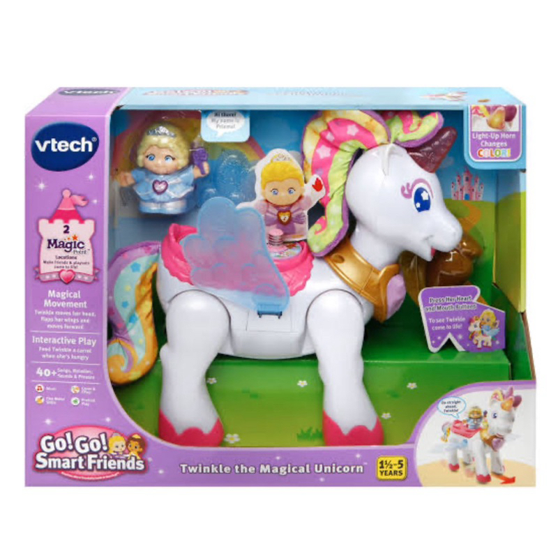 💕💕Vtech Go Go Smart Friends Twinkle The Magical Unicorn with Smart Friend Misty 💕💕