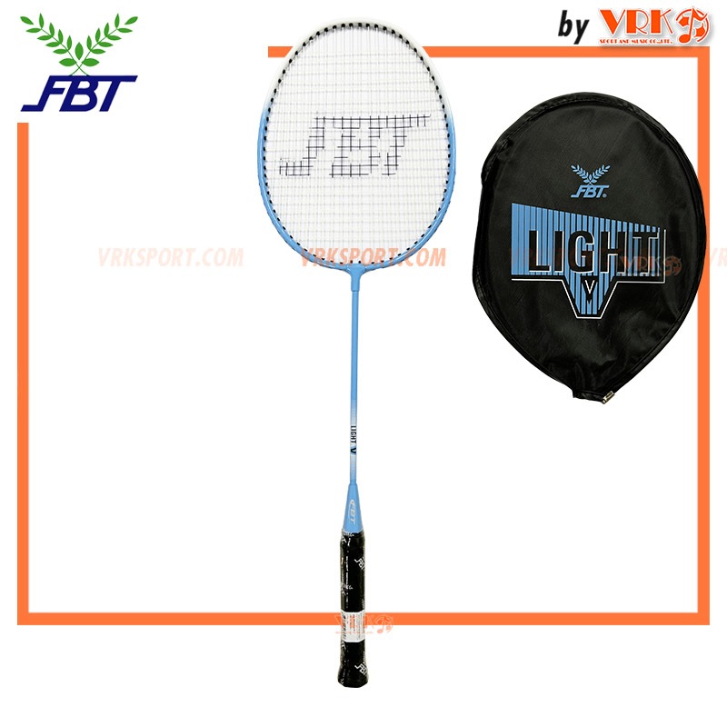 FBT ไม้แบดมินตัน รุ่น LIGHT V พร้อมปลอกใส่ (มี4สี) ไม้แบด