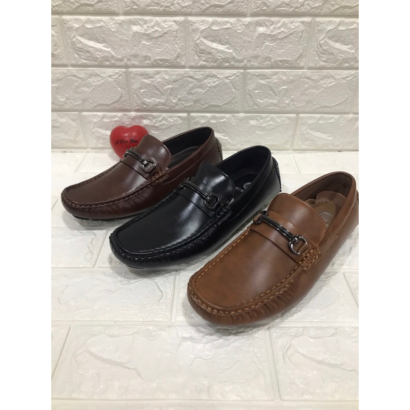 รองเท้าหนังผู้ชายCM204📌เท้าอวบบวก1ไซส์
