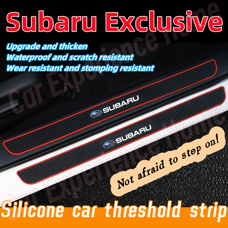 สติกเกอร์ป้องกันประตูรถยนต์ สติกเกอร์ท้ายรถ แถบป้องกันประตูยางพีวีซีป้องกันรอยขีดข่วนด้า Subaru WRX Forester lmpreza BRZ