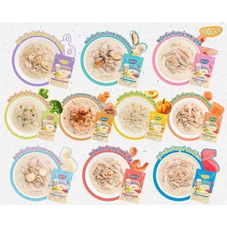 Moochie Creamy Broths มูชี่ครีมมี่มูส อาหารแมว ครีมมี่ซุปแมว