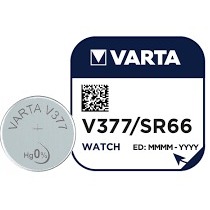 Varta 377, SR626SW, V377, SR66 1.55V ถ่านกระดุม 1 ก้อน ของใหม่ ของแท้ Made in Germany