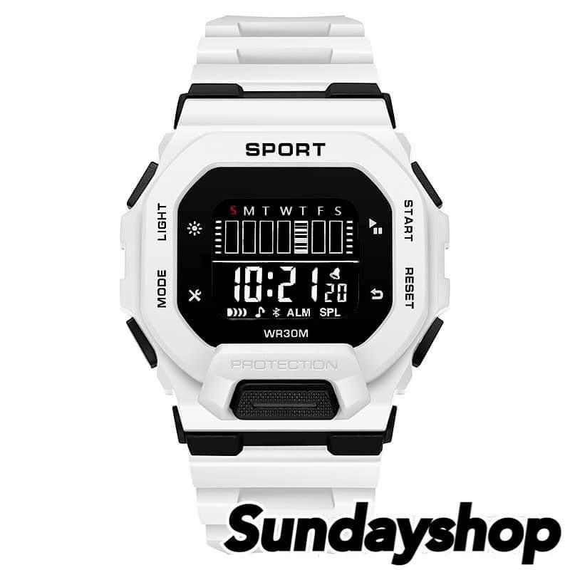 นาฬิกาดิจิตอล ทรง Sport สี่เหลี่ยมยักษ์ รุ่นหลายสี ยอดฮิต กันน้ำ 100% พร้อมส่ง