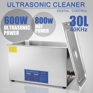 2L-30L เครื่องทำความสะอาดอัลตราโซนิกอุตสาหกรรม เครื่องทําความสะอาดอัลตรา โซนิกดิจิทัล ปรับความร้อน Ultrasonic Cleaner