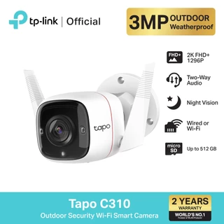TP-Link Tapo C310 Outdoor Security Wi-Fi Camera กล้องไวไฟ 3 MP IP66 ภาพ VDO คมชัดเวลากลางคืน รองรับSD Card สูงสุด 512 GB