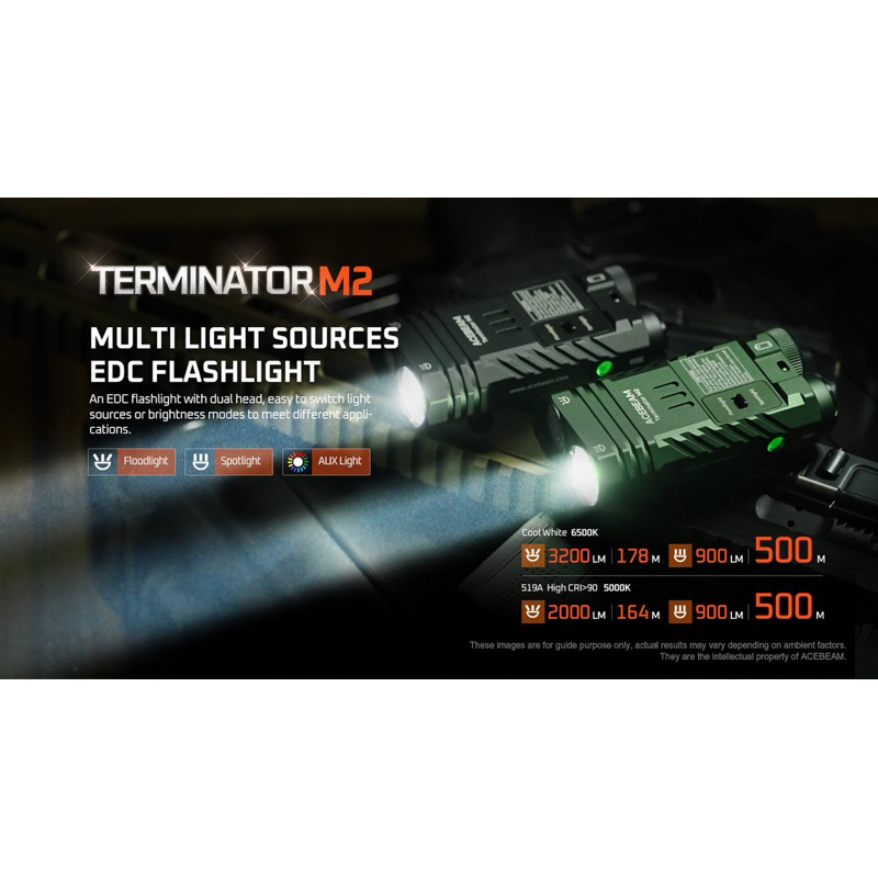 Acebeam Terminator M2 With RGB