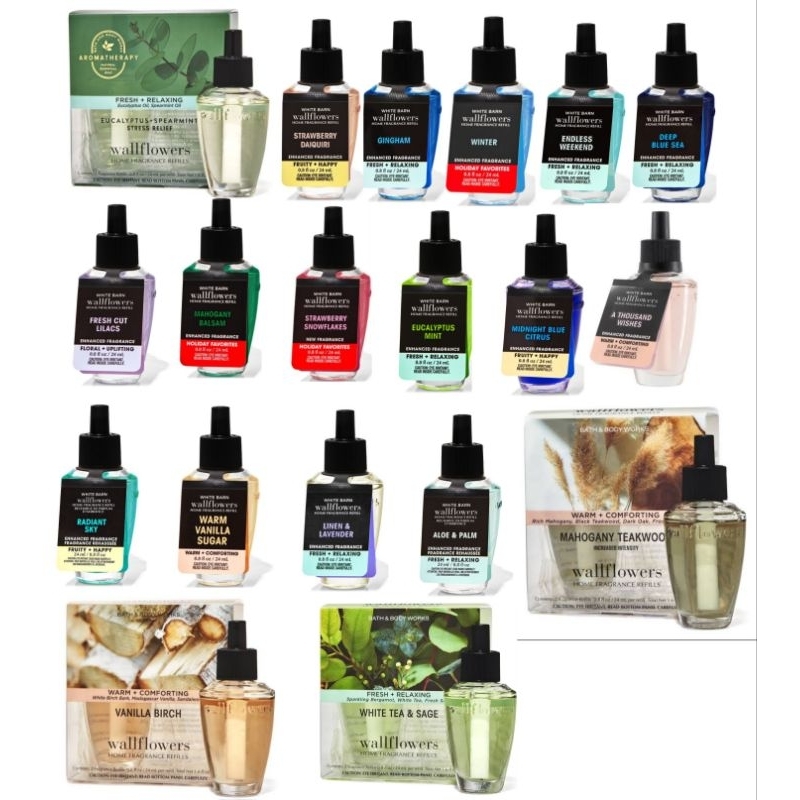 🔴 11.11 SALE 🔴 แท้ช่อปไทย💗 รีฟิว ปลั๊กน้ำหอม ปรับอากาศ Bath & Body Works Wallflower Refill