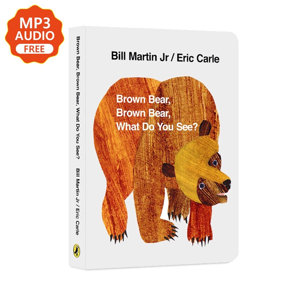 Brown Bear, Brown Bear, What Do You See?by Eric carle (Board Book) Children early learning books
