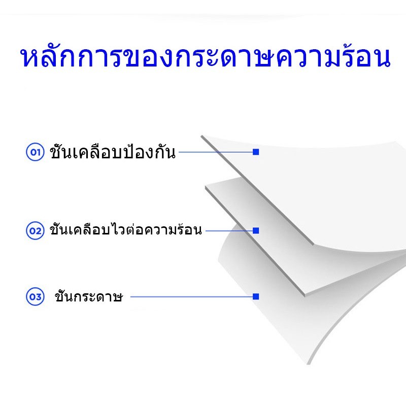 (ขายส่ง) กระดาษใบเสร็จ57x50mm 80*80mm*1ม้วน receipt Paper ม้วนกระดาษความร้อนสลิป บิล - รูปที่ 4