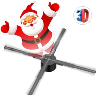 พร้อมส่ง เครื่องฉายโฮโลแกรมสำหรับ3D P62พัดลมติดผนังเครื่องเล…