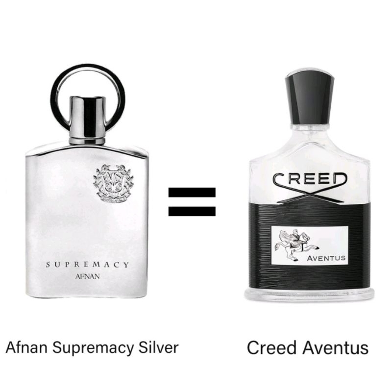 Afnan Supremacy Silver for Men EDP (โคลนกลิ่นCREED Aventus)2ML. 5ML. 10ML.น้ำหอมขนาดทดลองแท้100%