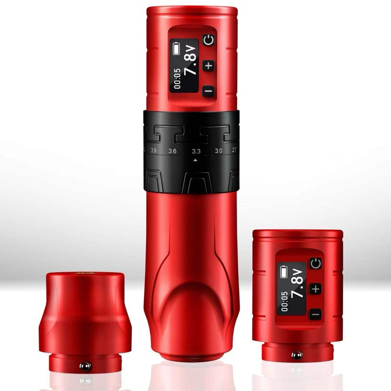 INKONE SABER ผ่อนชำระได้ เครื่องสักไร้สายปรับสโตรกได้7จังหวะ เครื่องแท้มีประกันมอเตอร์1ปี ส่งไวในไทย