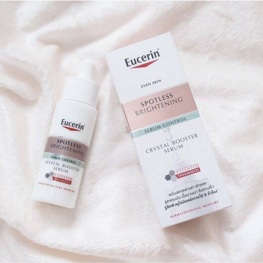 [ฟรี 1 ชิ้น] ยูเซอรินE‍uc‍er‍in Spotless Brightening Crystal Booster Serum 30ml เซรั่มบำรุงผิวกระจ่างใส ช่วยลดจุดด่างดำ