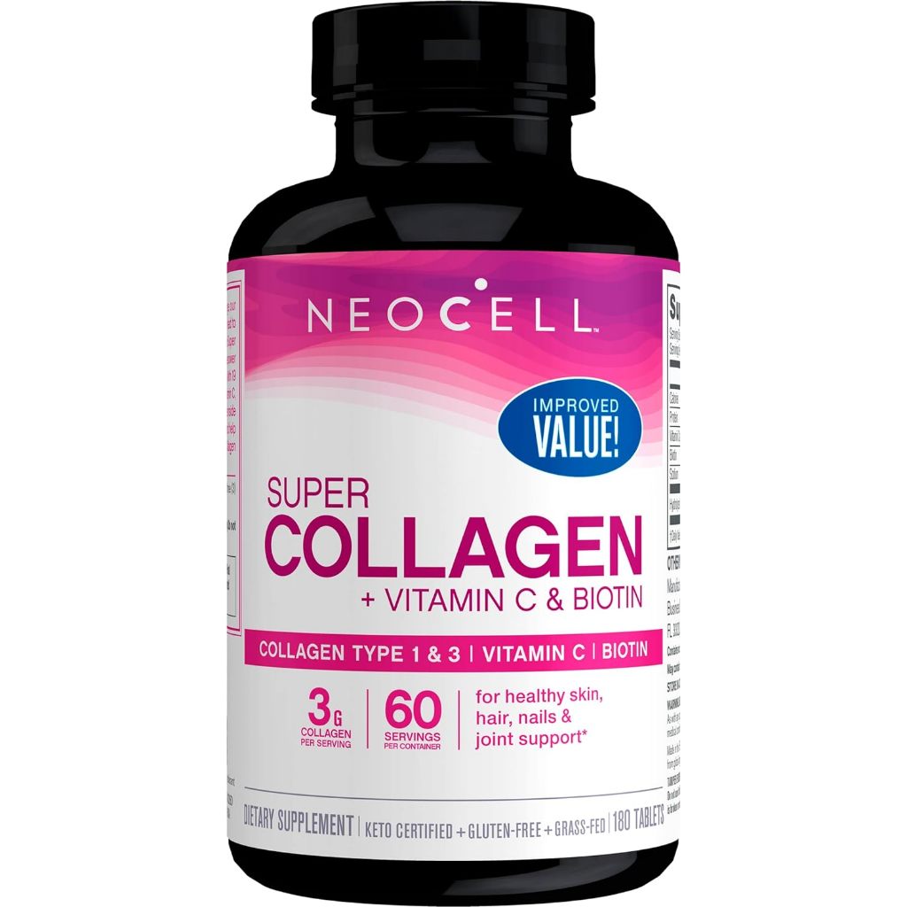 NeoCell Super Collagen + Vitamin C & Biotin 180 Tablets
