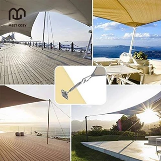 MEET COZY M6 ชุดฮาร์ดแวร์ม่านบังแดด สเตนเลส 304 Shade Sail Hardware สําหรับแขวนสระว่ายน้ํา# 1 FM6