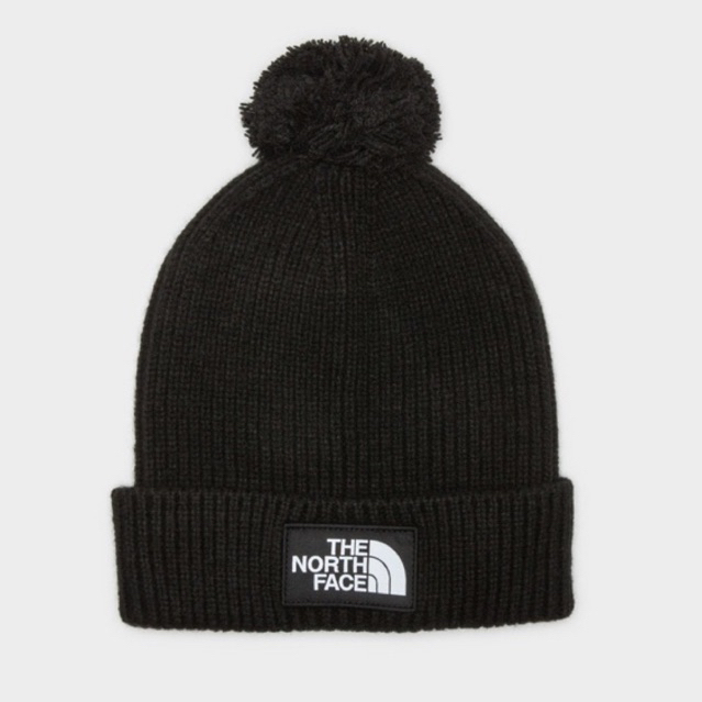 พร้อมส่ง(ของแท้ ) The North Face Logo Box Pom Pom Beanie