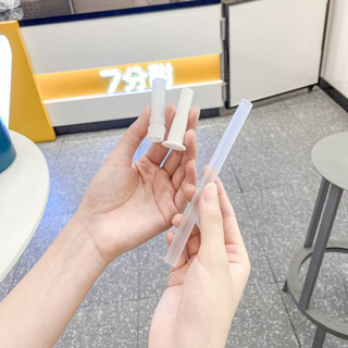 หลอดดูดน้ำพลาสติก หลอดใส่ขวดน้ำ หลอด หลอดใส ยาว 32 ซม หางงอได้