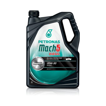 PETRONAS MACH 5 DIESEL 20W-50 น้ำมันเครื่องรถยนต์ น้ำมันเครื่องเกรดพรีเมี่ยม {พร้อมส่ง}