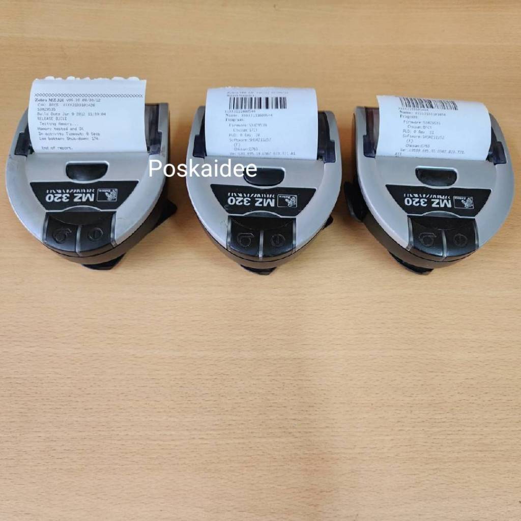 เครื่องพิมพ์ใบเสร็จไร้สาย Zebra iMZ320/MZ320 มือสอง  ไม่มีอุปกรณ์