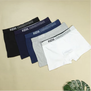 กางเกงใน KGK Underwear 3ตัว กางเกงในชายขาสั้น ทรงบ็อกเซอร์ เนื้อผ้านิ่ม ยืดหยุ่น ใส่สบายไม่อึดอัด ผ้าระบายอากาศได้ดี