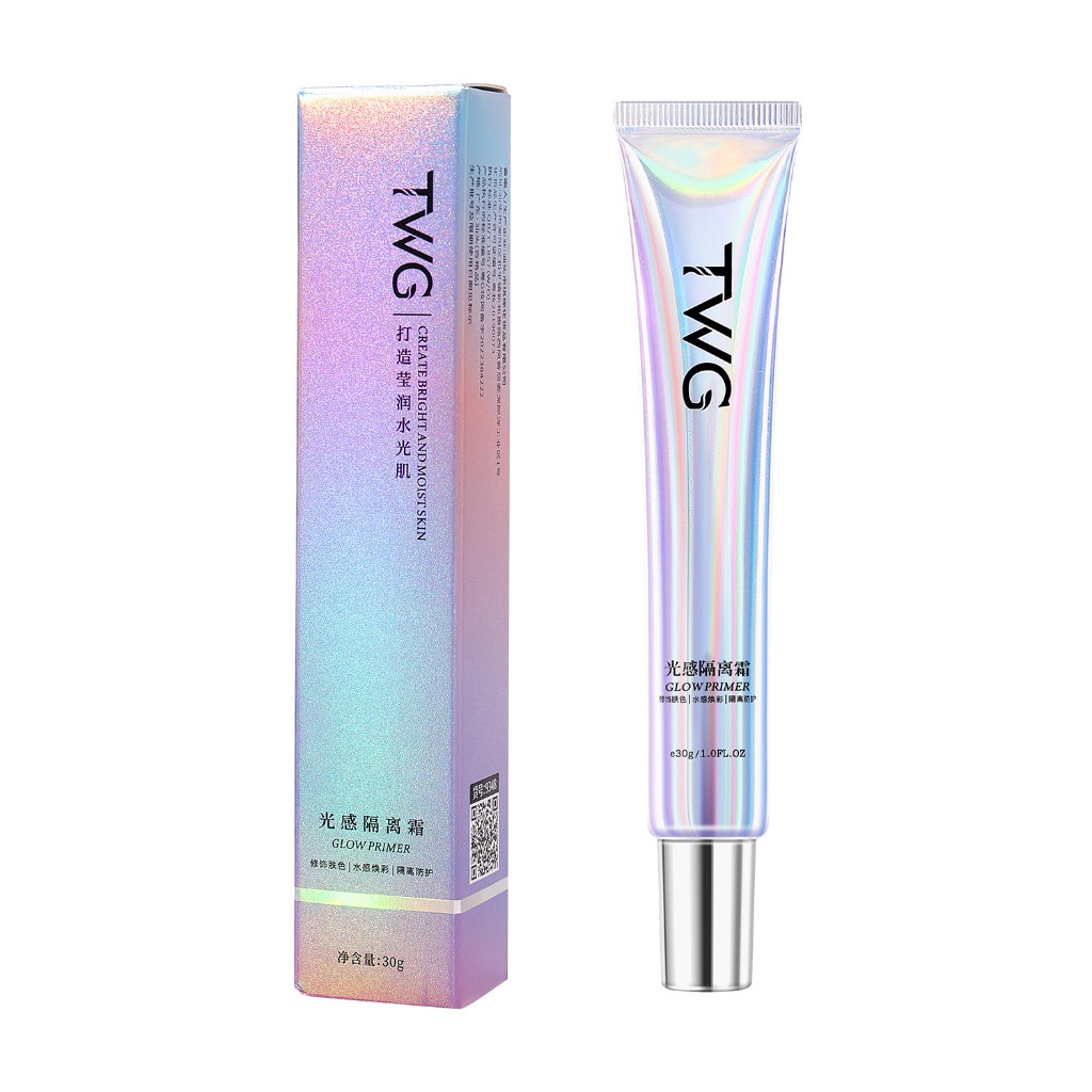 TWG 8754 เมคอัพเบส เบสครีม ไพรเมอร์เบลอรูขุมขน เบสรองพื้นแต่งหน้า ปกปิดรอยสิว ปรับผิวสว่าง เรียบเนียน ชุ่มชื้น กันน้ำ