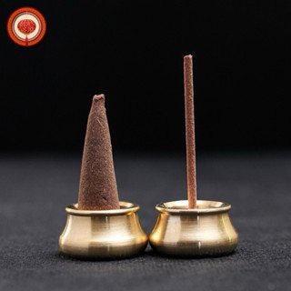 🔥พร้อมส่ง กระถางธูปทองเหลือง ใช้สำหรับจุดกำยาน หรือปักธูป 2.…