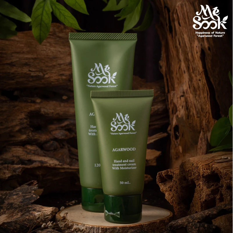 MESOOK Agarwood Hand and nail treatment cream ครีมบำรุงผิวมือและเล็บ เพิ่มความชุ่มชื่นให้ผิว