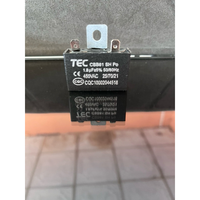 TEC คาปาซิเตอร์ Capacitor พัดลม CBB61 1.5UF 1.8UF 2UF 450V อะไหล่พัดลม แคปพัดลม