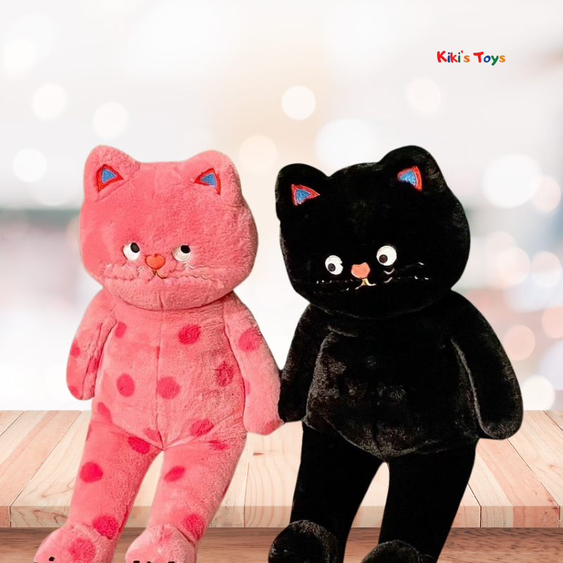 [พร้อมส่ง]ตุ๊กตาแมวลายจุด ตุ๊กตาแมวดำ ตุ๊กตาแมว🐱💕 - รูปที่ 5