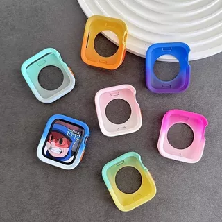 เคสป้องกันนาฬิกาอัจฉริยะ ultra 49 มม.iwatch 9 1/2/3/4/5/ 6/7/8 TPU เคสซิลิโคนไล่ระดับสี 40 มม.41 มม.45 มม.44 มม.