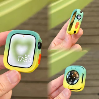 เคสป้องกันนาฬิกาอัจฉริยะ ultra 49 มม.iwatch 9 1/2/3/4/5/ 6/7/8 TPU เคสซิลิโคนไล่ระดับสี 40 มม.41 มม.45 มม.44 มม.