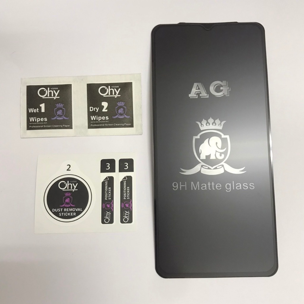 ฟิล์มกระจก AG แบบด้าน For AIS RUIO R1(5G) S6506 / RUIO A-ONE(S6501) A-II(S6518) Anty-Matte Tempered 