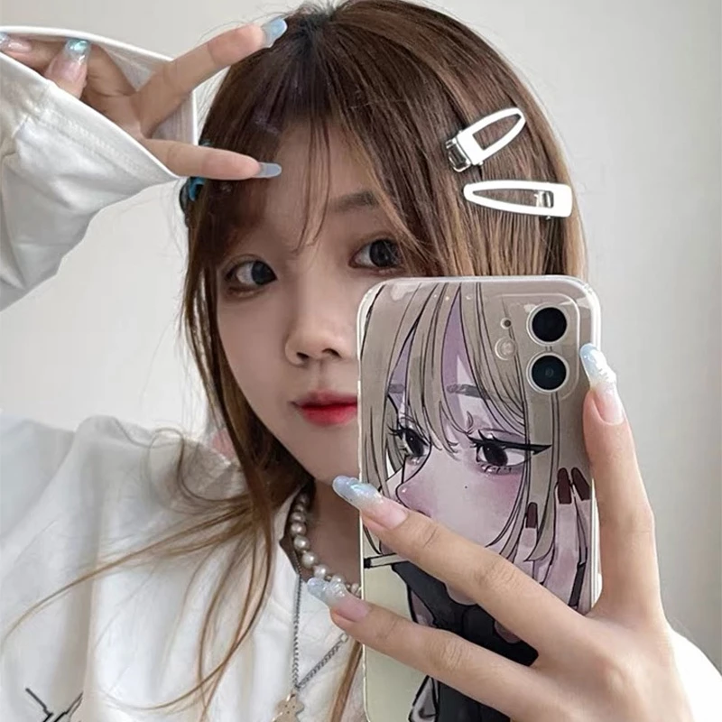 กิ๊บติดผมโลหะ Y2K รูปหยดน้ำ สไตล์เกาหลี thumbnail 3
