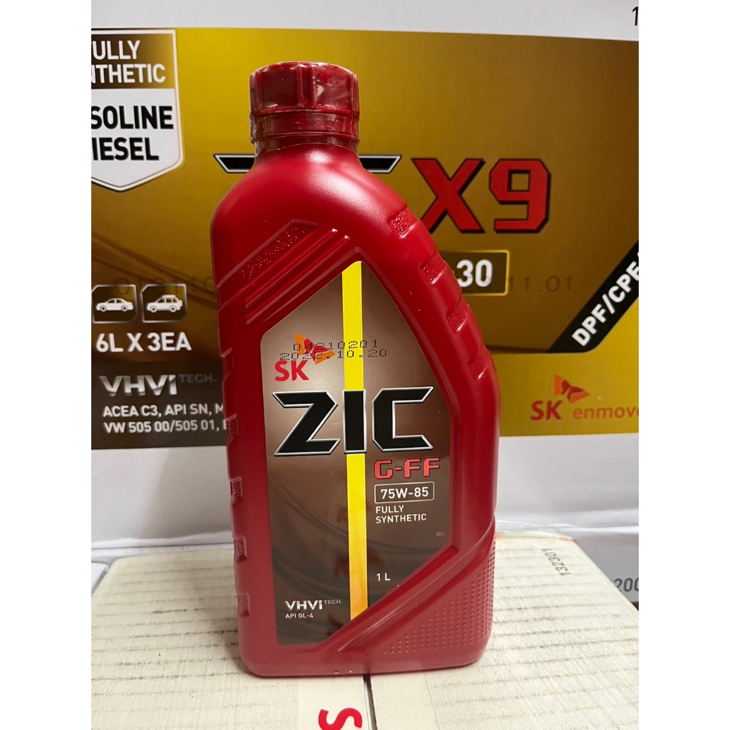 น้ำมันเกียร์สังเคราะห์แท้ 100% ZIC G-FF 75W85 GL4 ขนาด 1 ลิตร (00000814)