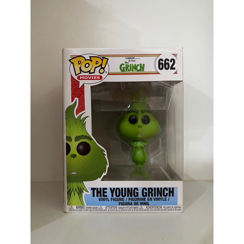Funko Pop The Young Grinch Dr Seuss The Grinch 662 กล่องมีรอยยับ